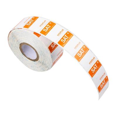 Hygiplas Colour Coded Food Labels Saturday Orange (Roll of 1000) - L936