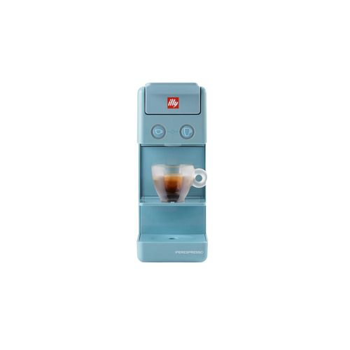 Illy Caffe Iperespresso Y3.3 Home Espresso Capsule Coffee Machine - Sky Blue - LY-Y3.3BLU