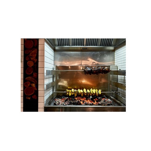 Semak M28C Charcoal Rotisserie 3 Tier with 12 Spits - M28C