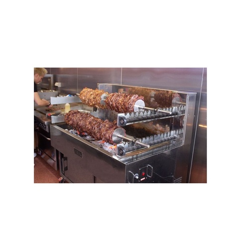 Semak M28C2 Charcoal Rotisserie 2 Tier with 8 Spits - M28C2