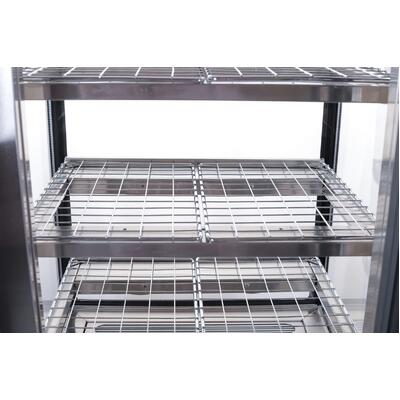 Anvil NDHV3720 Square Glass Hot Display 3 Tier - 600mm - NDHV3720