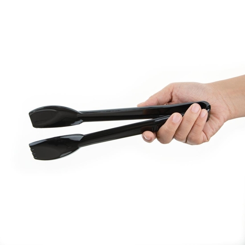 Vogue Kristallon Food Tongs 230mm - Black - P786