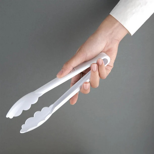 Vogue Polycarbonate Tongs 230mm - White - P941