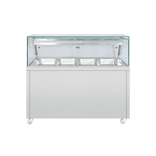Thermaster PG150FE-XG - Wet and Dry Bain Marie Display 4x 1/1 GN Pans - PG150FE-XG