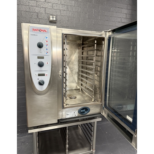 Pre-Owned Rational CM106 - 10 Tray Electric Combi Oven on Stand - PO-1834