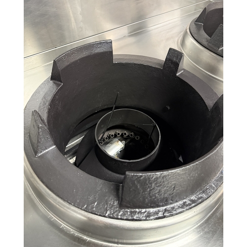 Pre-Owned LKK LKK-3BC - 3 Hole Gas Wok with 2 Side Burners - PO-1888