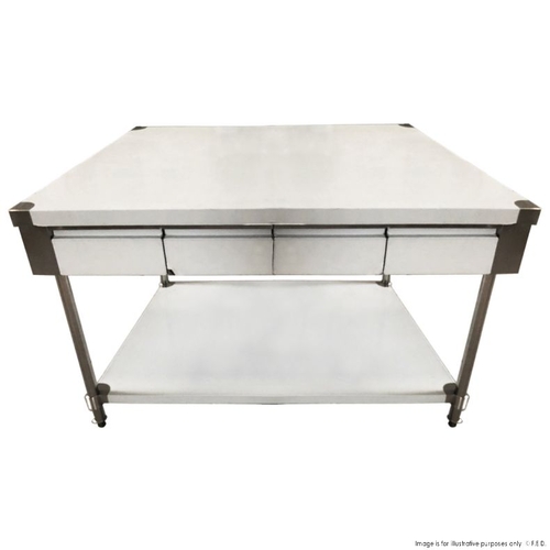 Modular Systems SWBD10-1200 Workbench with 3 Drawer (each side) and Under shelf 1200 x 1000 x 900mm - SWBD10-1200