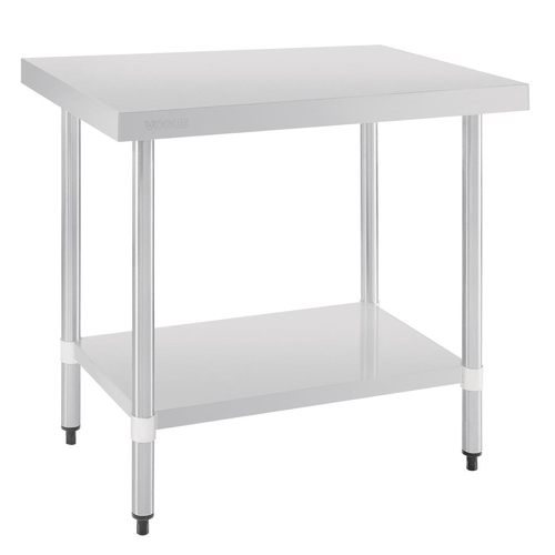 Vogue Stainless Steel Prep Table - 900 x 600 x 900mm - T375