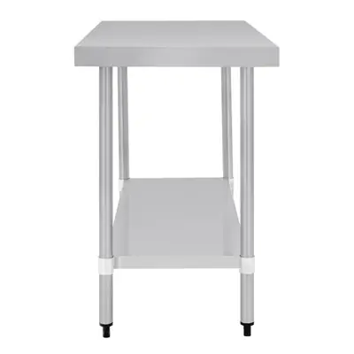 Vogue Stainless Steel Prep Table 1200x600x900mm - T376