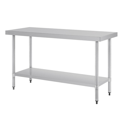 Vogue Stainless Steel Prep Table - 1500 x 600 x 900mm - T377