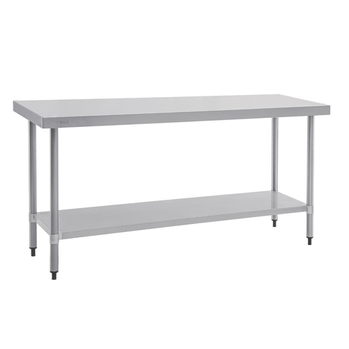 Vogue Stainless Steel Prep Table - 1800 x 600 x 900mm - T378