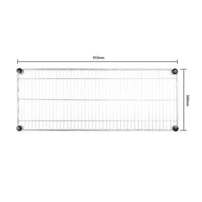 Vogue Steel Wire Wall Shelf 910x360mm - U201