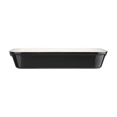 Vogue Black Cast Iron Roasting Dish 65x355x220mm - U571