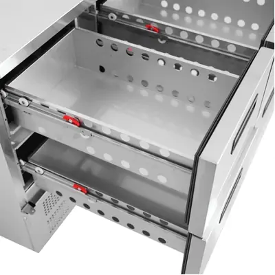 Polar U638-A G-Series 4 Drawer Counter Fridge 240Ltr - U638-A