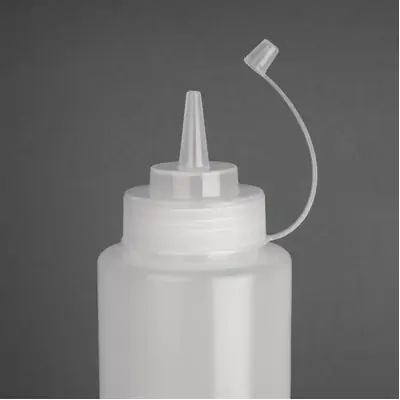 Vogue Squeeze Sauce Bottle Clear 994ml - W832