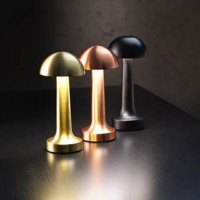 Tablekraft Thea Cordless LED Table Lamp 90x210mm - Brushed Copper - 1000121