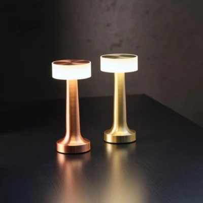 Tablekraft Aura Cordless LED Table Lamp 90x205mm - Brushed Copper - 1000131
