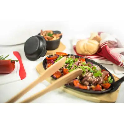 Pyrolux Steak Sizzler With Maple Tray 270x180mm - 11861