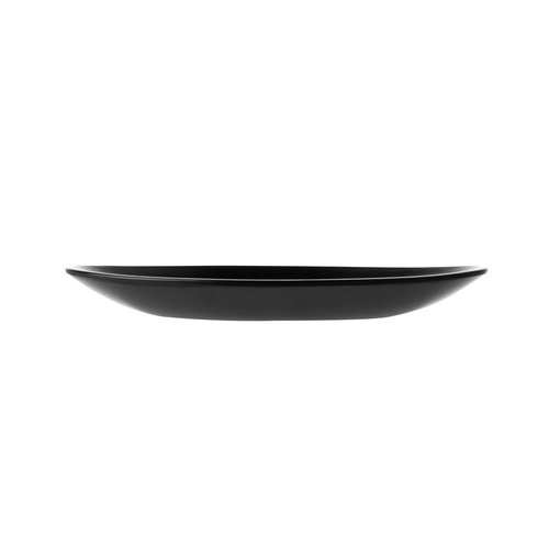 CouCou Dual Colour Oval Plate 24.5x15cm - Black & Black - 14PL24BK