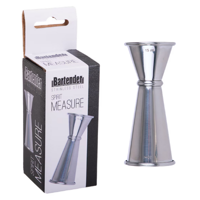 Bartender Stainless Steel Spirit Measure 15 / 30ml - 7008