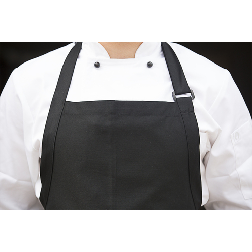 Large Bib Apron - Black - A111-BLK - A111-BLK