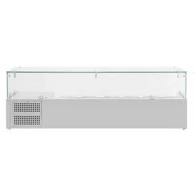 Polar AB090-A G-Series Countertop Prep Fridge 6x 1/4GN - AB090-A