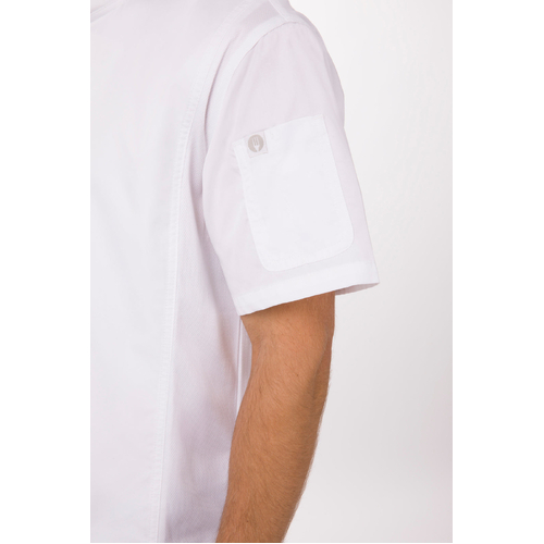 Springfield Chef Jacket - White - BCSZ009-WHT-XS - BCSZ009-WHT-XS