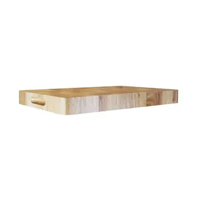 Vogue Rectangular Wooden Chopping Board Medium 455x305x45mm  - C459