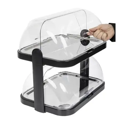 APS Cooling Display Roll Top Double - CB794