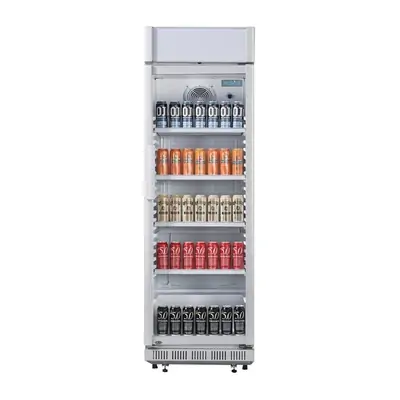 Polar CC064-A C-Series Upright Display Cooler with Light Box 346Ltr - CC064-A