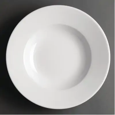 Olympia Athena Rimmed Soup/Pasta Bowl 228mm (Box of 6) - CC214