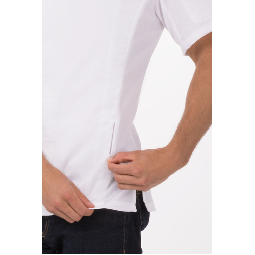 Bristol Signature Series Chef Jacket - White - CES02-WHT-S - CES02-WHT-S