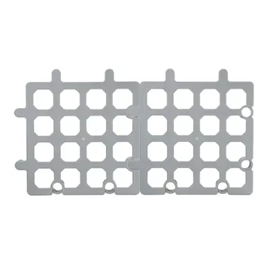 Vogue Dunnage Floor Rack Grey Polypropylene 335x335mm (Box of 2) - CF205