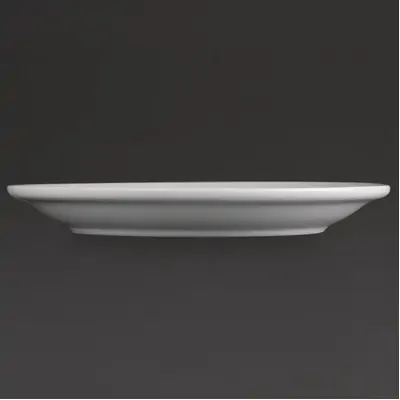 Olympia Athena Narrow Rimmed Plate 165mm (Box of 12) - CF360