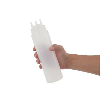 Squeeze Bottle Tripple Nozzle 682ml Clear - CW725