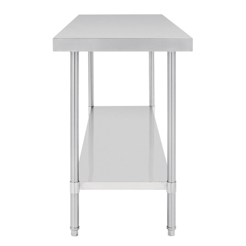 Vogue Premium Stainless Steel Prep Table - 1800 x 600 x 900mm - DA331