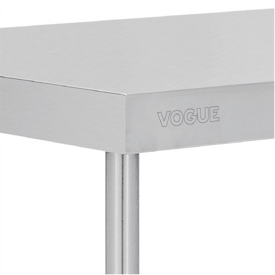 Vogue Premium Stainless Steel Table 2400x600x900mm - DA333