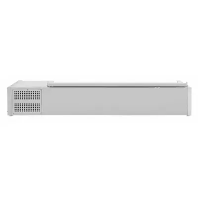 Polar DA680-A G-Series Countertop Prep Fridge with Lid 6x 1/4GN - DA680-A