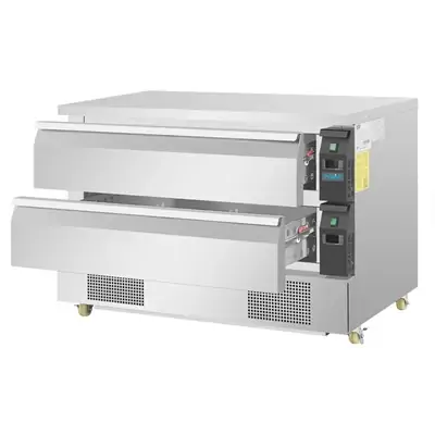 Polar DA997-A U-Series Double Drawer Counter Fridge Freezer 6xGN - DA997-A