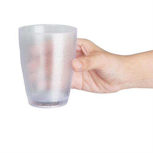 Olympia Kristallon Polycarbonate Pebbled Tumbler - 275ml 9.75oz Clear (Box 6) - DC928