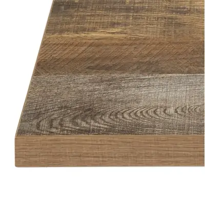 Bolero Pre-Drilled Square Table Top Urban Dark 700mm - DR823
