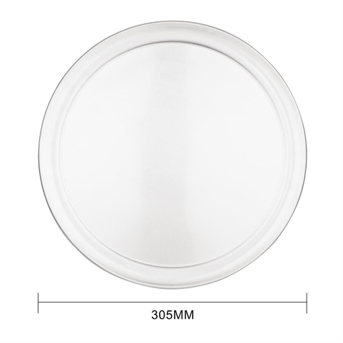 Vogue Pizza Tray Wide Rim Aluminum 305mm - F008