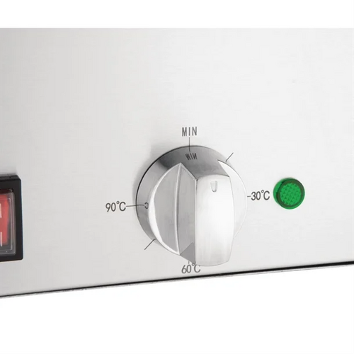 Apuro FT691-A Bain-Marie with Pans 2 x 1/3 & 2 x 1/6 Pans 150mm Deep Inc Lids - FT691-A