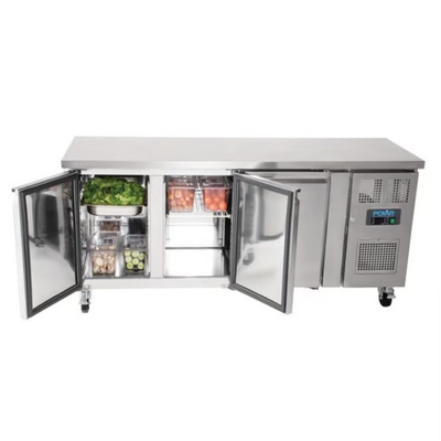 Polar G378-A U-Series 3 Door Counter Fridge 339Ltr - G378-A