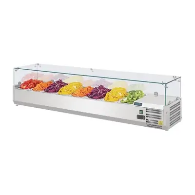 Polar G610-A G-Series Countertop Prep Fridge 8x 1/4 GN - G610-A