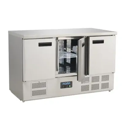 Polar G622-A G-Series Triple Door Counter Fridge 368Ltr - G622-A