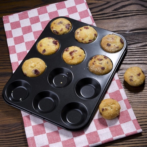 Vogue Non Stick Mini Muffin Tray 12 Cup - 315x238x14mm - GD013
