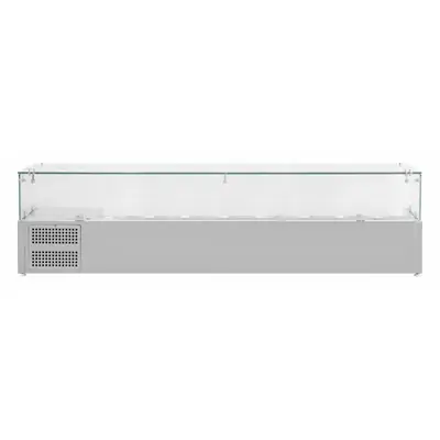 Polar GD877-A G-Series Countertop Prep Fridge 8x 1/3 GN - GD877-A