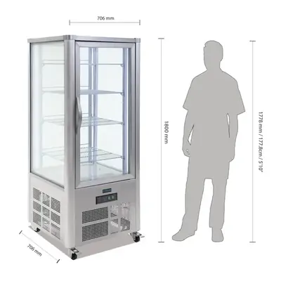 Polar GD881-A G-Series Patisserie Display Fridge 400Ltr - GD881-A