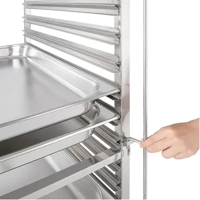Vogue Gastronorm 2/1 Racking Trolley (15 Level) - GG499